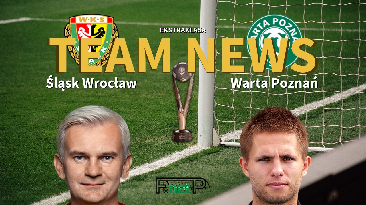 Ekstraklasa News: Śląsk Wrocław vs Warta Poznań Confirmed Line-ups
