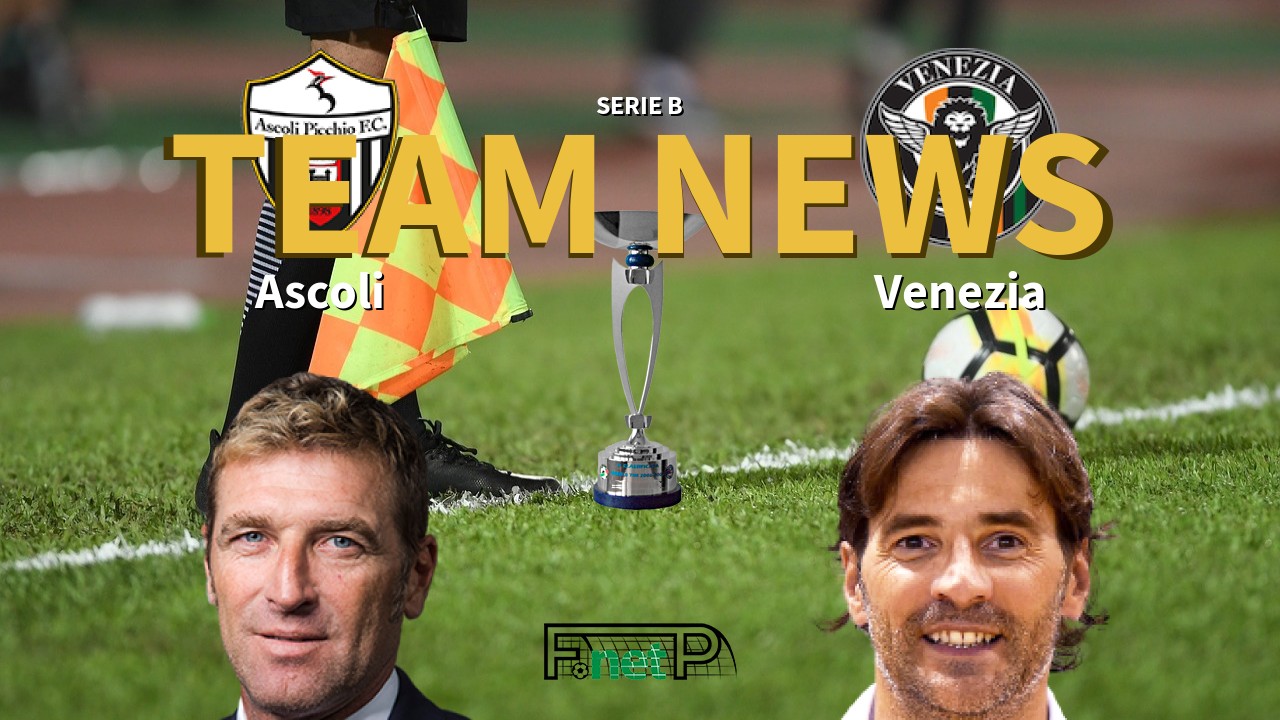 Serie B News: Ascoli vs Venezia Confirmed Line-ups