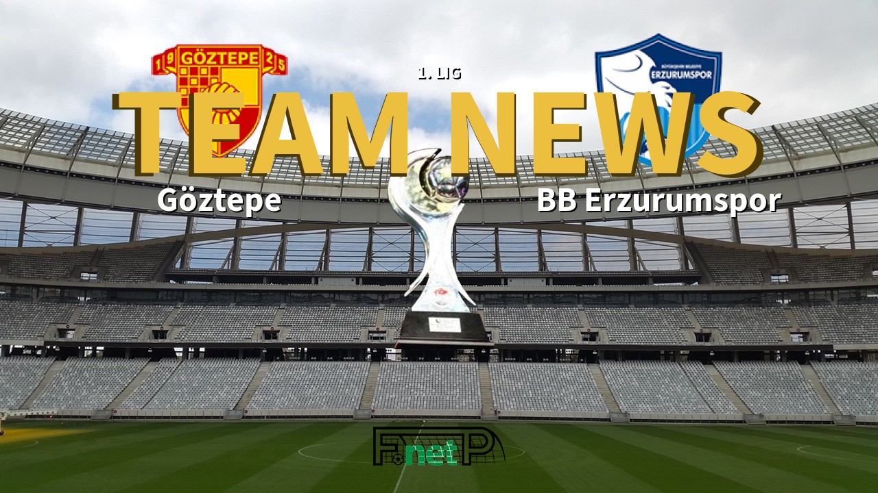1. Lig News: Göztepe vs BB Erzurumspor Confirmed Line-ups