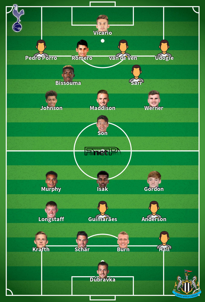 Newcastle United v Tottenham Hotspur Predicted Lineups 13-04-2024