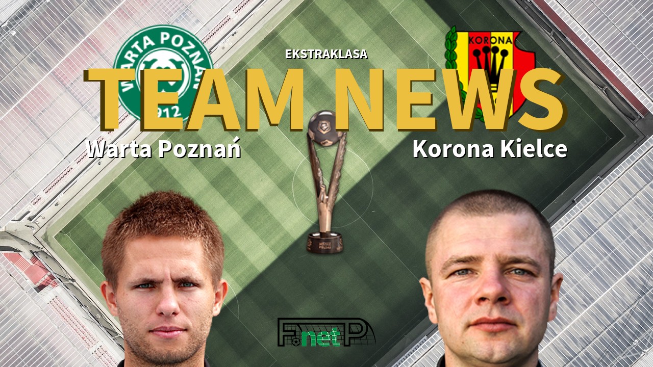 Ekstraklasa News: Warta Poznań vs Korona Kielce Confirmed Line-ups