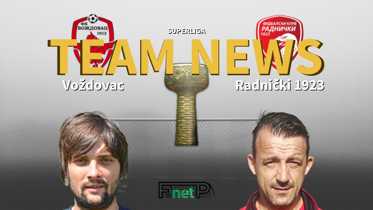 SuperLiga News: Voždovac vs Radnički 1923 Confirmed Line-ups