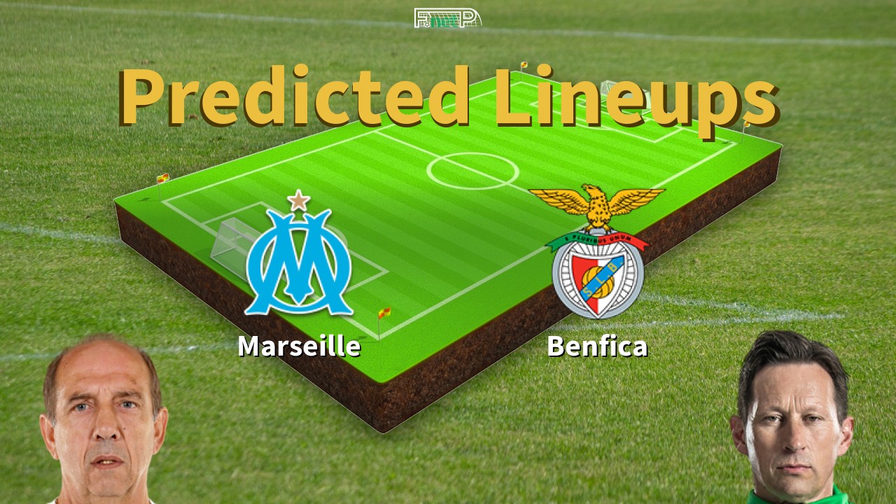 Predicted Lineups and Player News for Marseille vs Benfica 18/04/24 - Europa League News