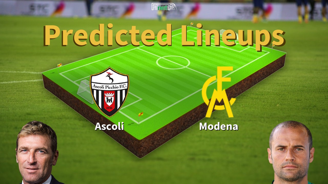 Predicted Lineups and Player News for Ascoli vs Modena 20/04/24 - Serie B News