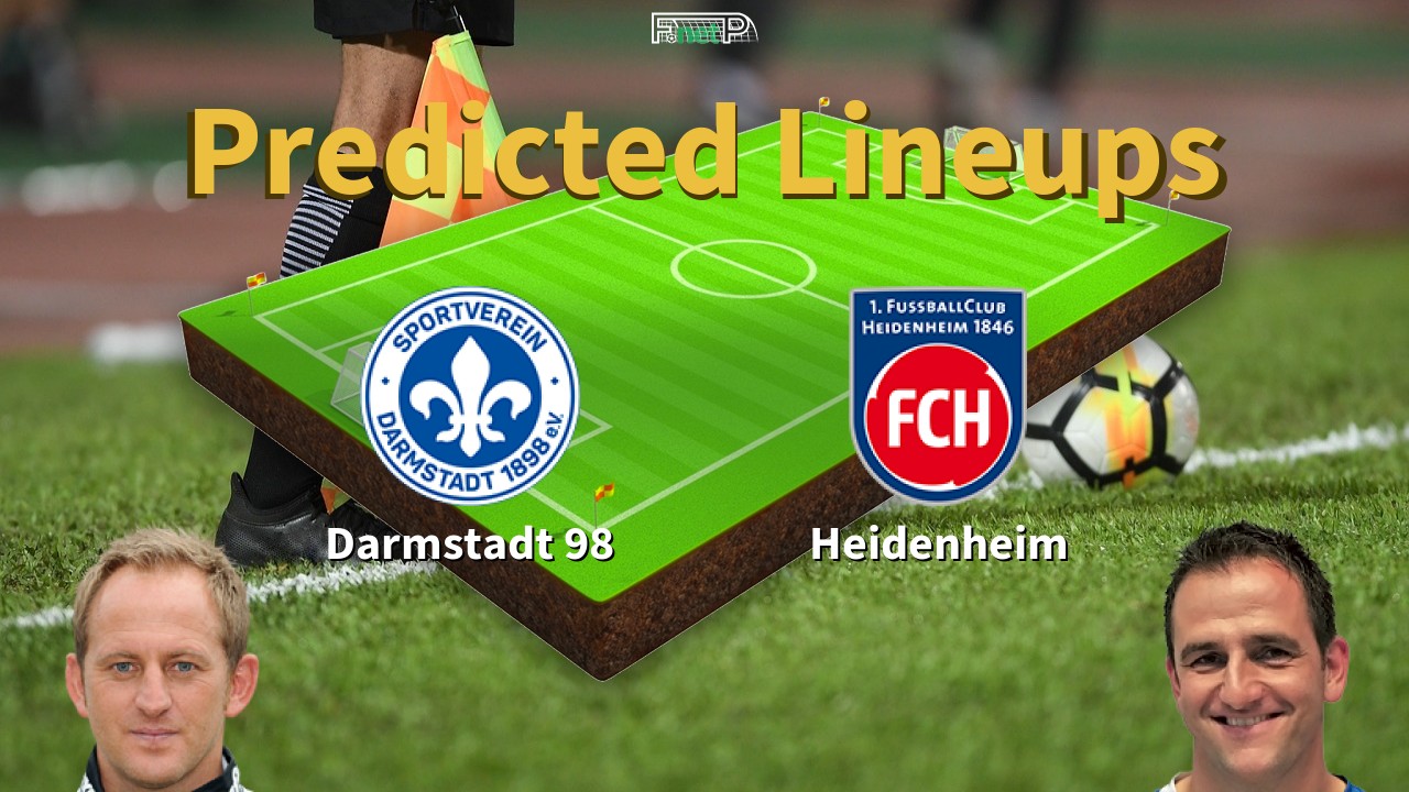 Predicted Lineups and Player News for Darmstadt vs Heidenheim 28/04/24 - Bundesliga 1 News