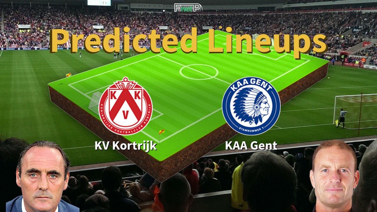 Predicted Lineups And Player Updates For Kv Kortrijk Vs Kaa Gent