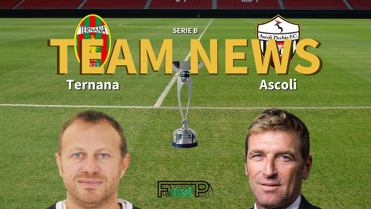Serie B News: Ternana vs Ascoli Confirmed Line-ups