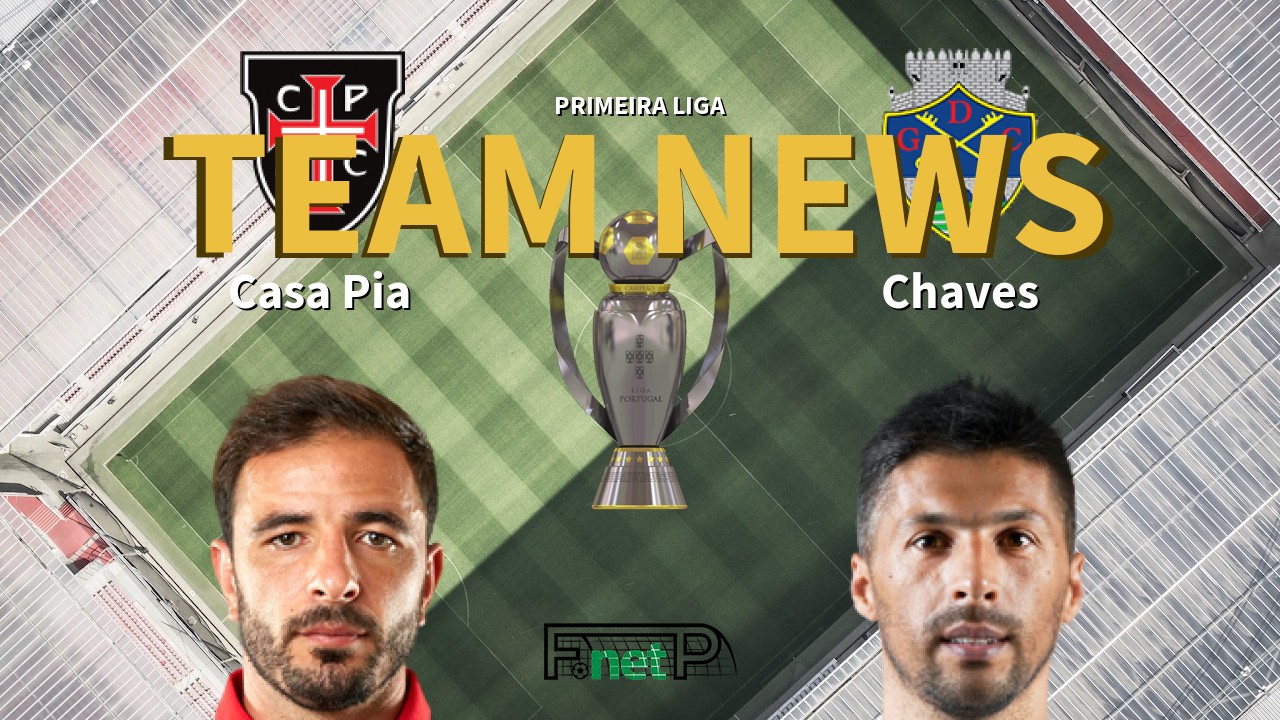 Primeira Liga News: Casa Pia vs Chaves Confirmed Line-ups