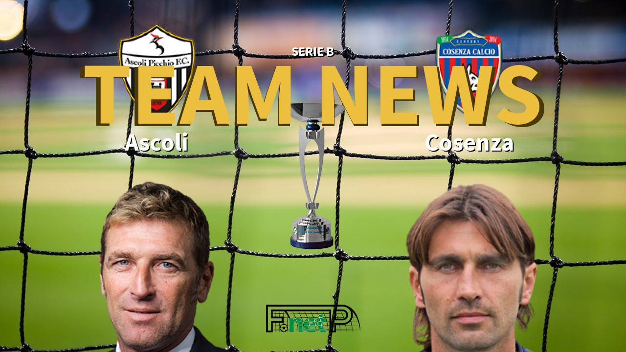 Serie B News: Ascoli vs Cosenza Confirmed Line-ups