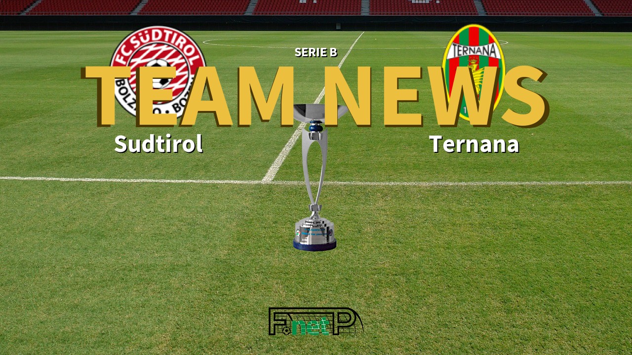 Serie B News: Südtirol-Alto Adige vs Ternana Confirmed Line-ups
