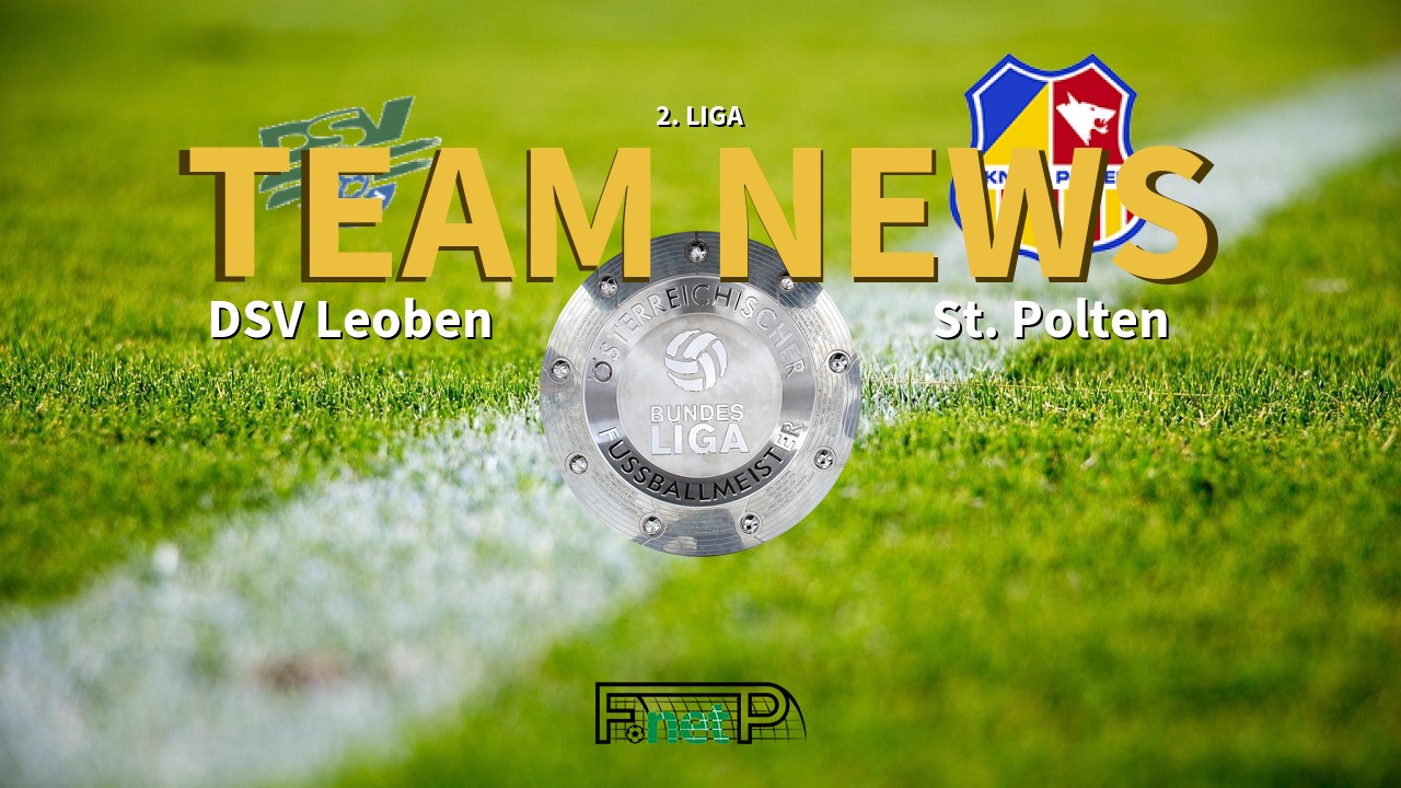 2. Liga News: DSV Leoben vs SKN St. Pölten Confirmed Line-ups