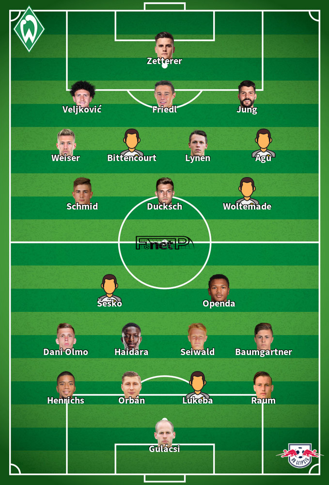 RB Leipzig v Werder Bremen Composition d'équipe probable 11-05-2024