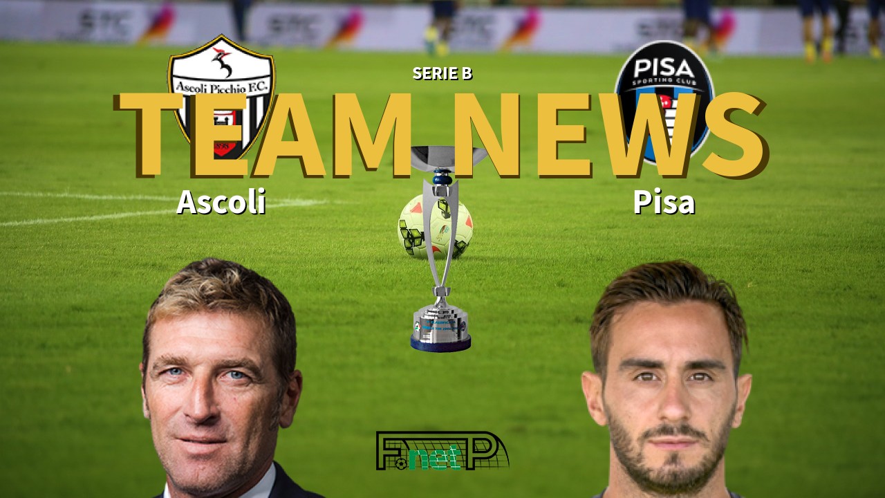 Serie B News: Ascoli vs Pisa Confirmed Line-ups