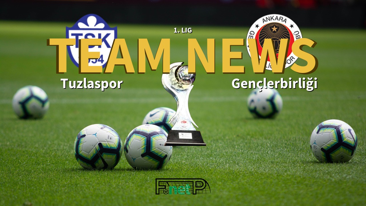 1. Lig News: Tuzlaspor vs Gençlerbirliği Confirmed Line-ups