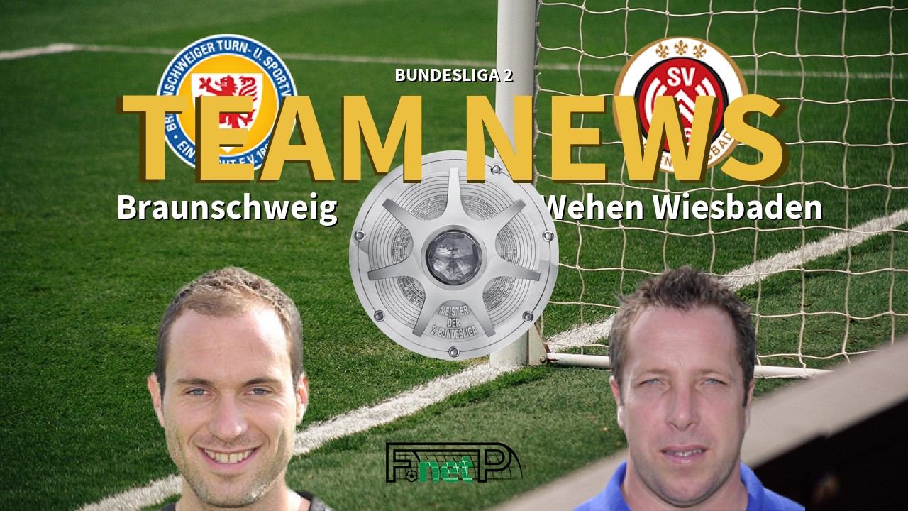 Bundesliga 2 News: Eintracht Braunschweig vs Wehen Wiesbaden Confirmed Line-ups
