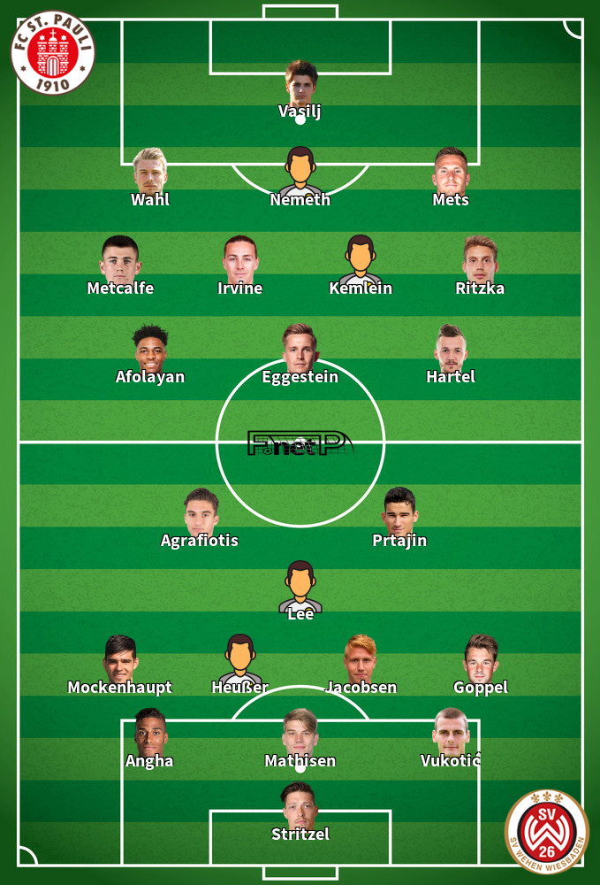 SV Wehen Wiesbaden v FC St. Pauli Mögliche Aufstellungen 19-05-2024