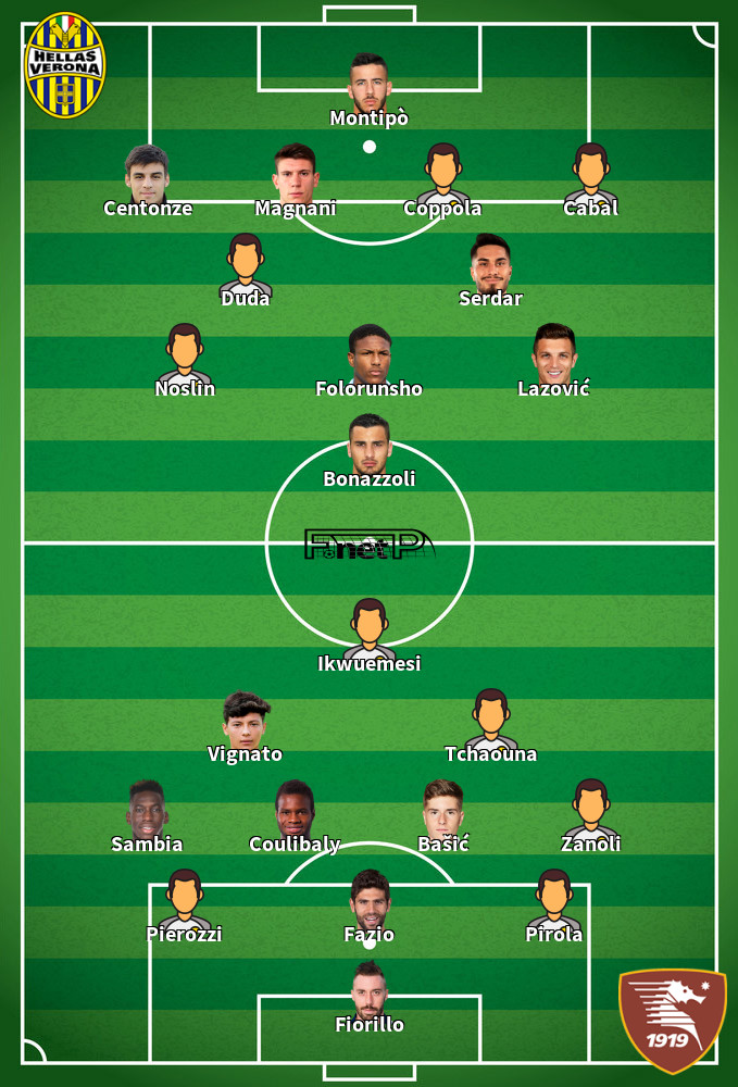 Salernitana v Hellas Verona Onces Probables 20-05-2024
