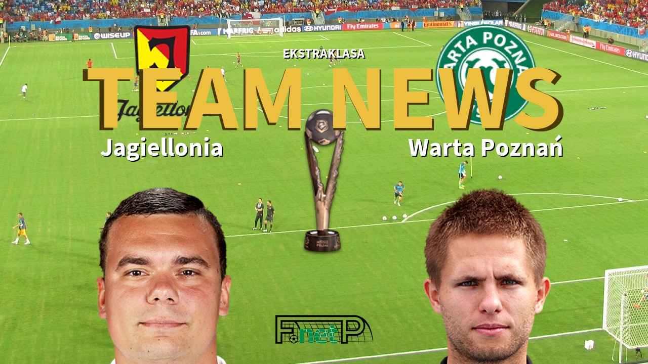 Ekstraklasa News: Jagiellonia Białystok vs Warta Poznań Confirmed Line-ups