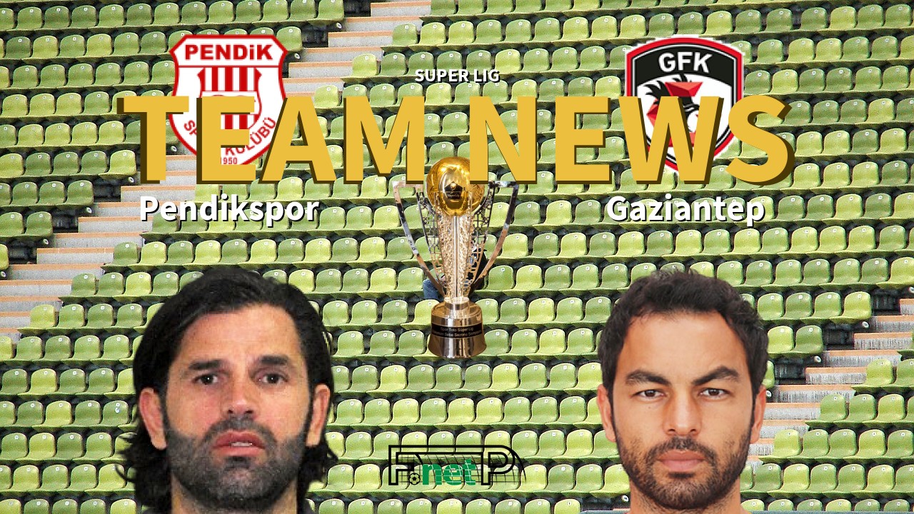Super Lig News: Pendikspor vs Gaziantep Confirmed Line-ups