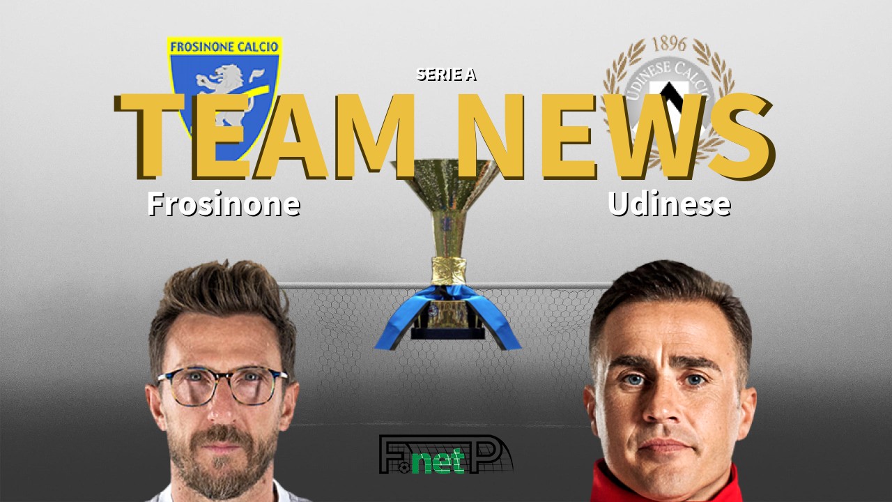 Serie A News: Frosinone vs Udinese Confirmed Line-ups