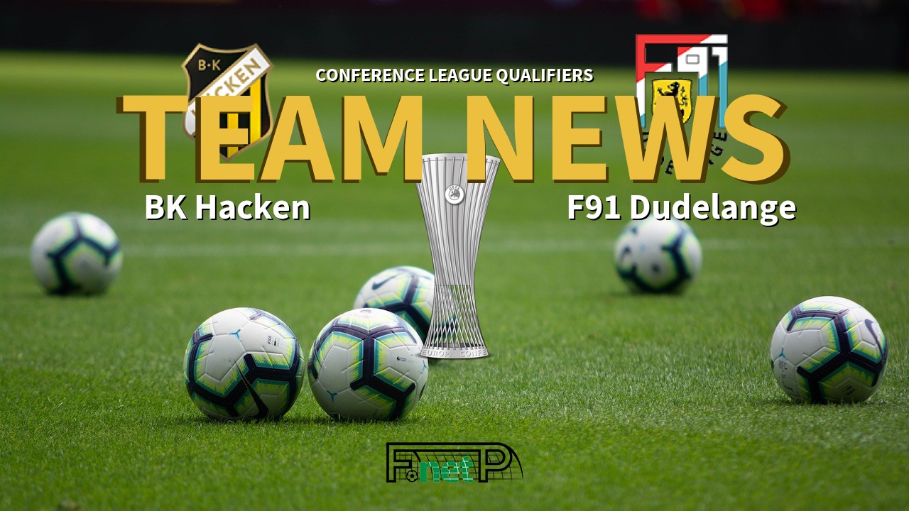 Conference League Qualifiers News: BK Häcken vs F91 Dudelange Confirmed Line-ups