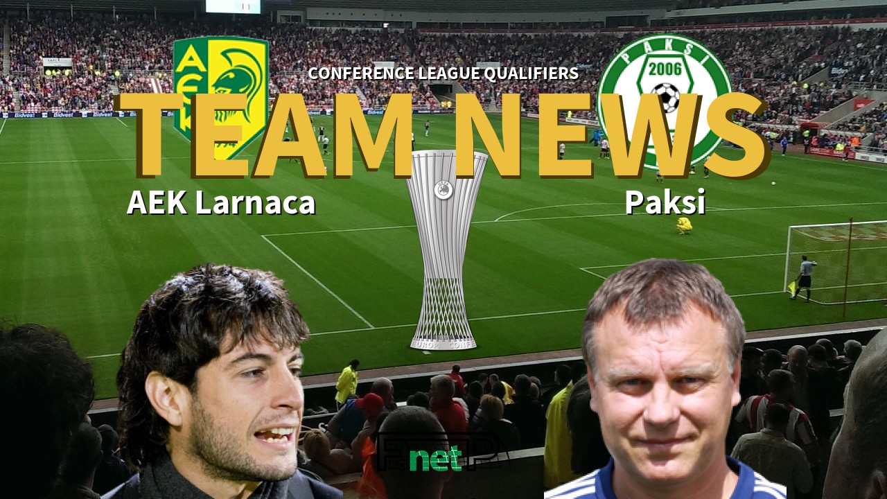Conference League Qualifiers News: AEK Larnaca vs Paksi SE Confirmed Line-ups