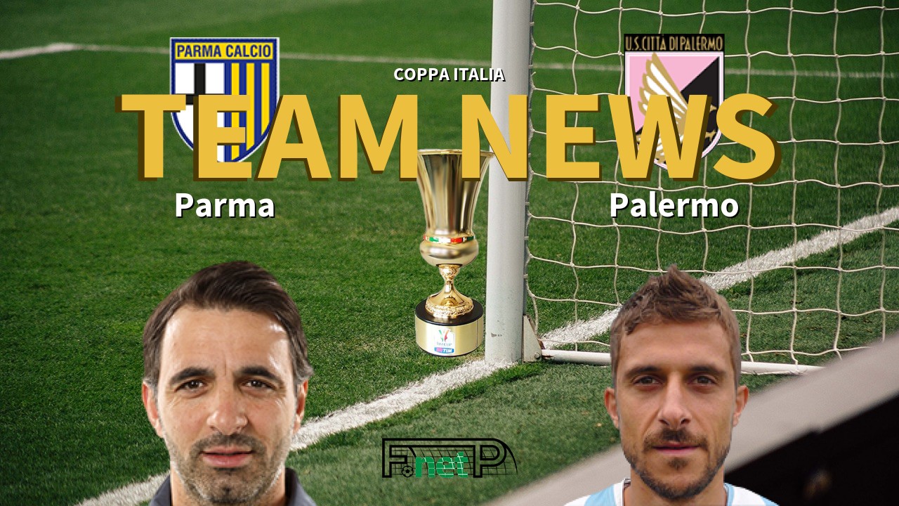 Coppa Italia News: Parma vs Palermo Confirmed Line-ups
