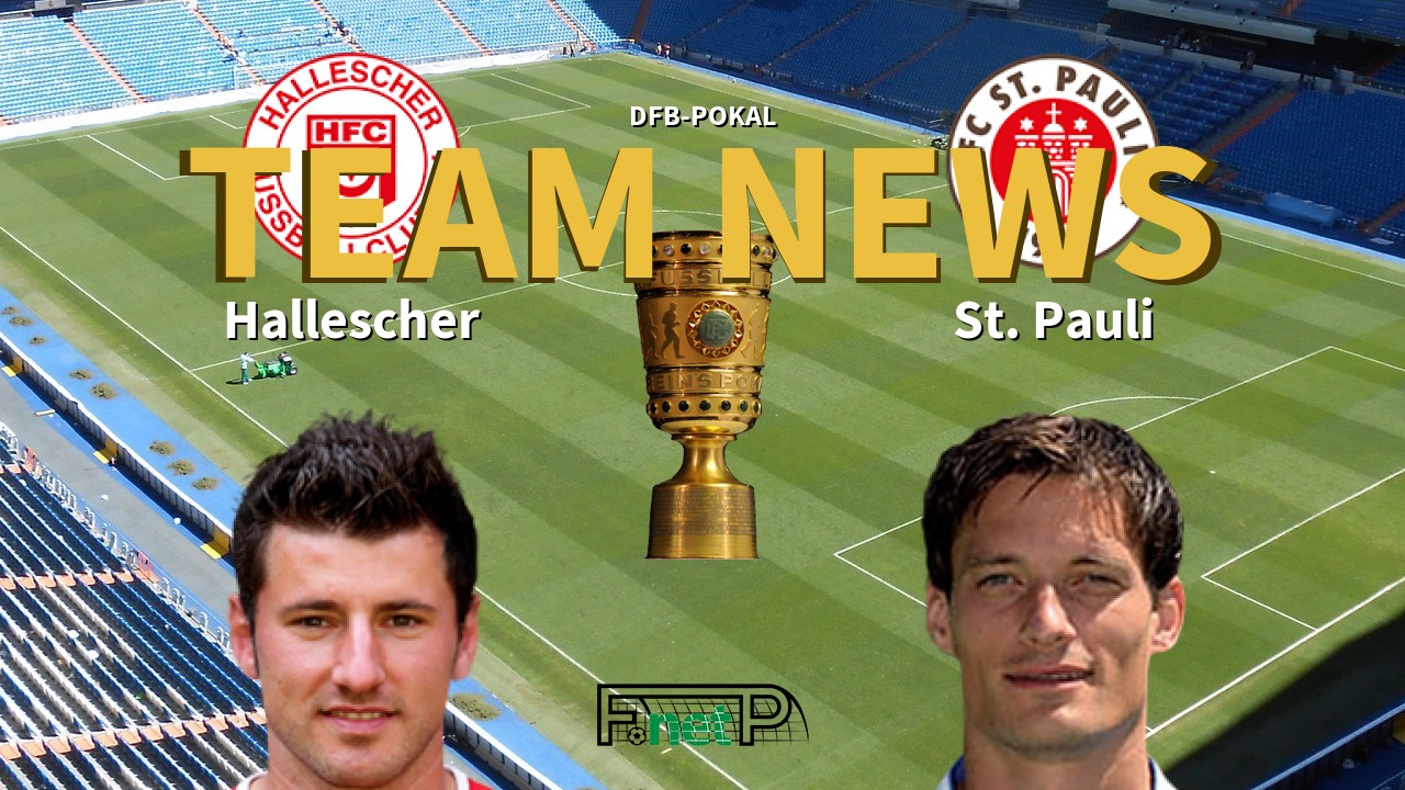 DFB-Pokal News: Hallescher vs St. Pauli Confirmed Line-ups