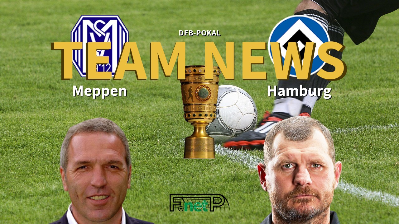 DFB-Pokal News: Meppen vs Hamburg Confirmed Line-ups