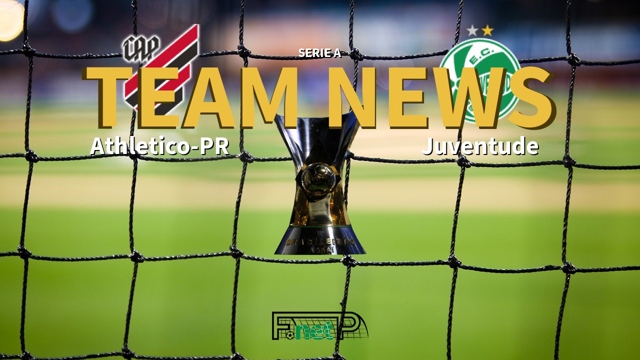 Serie A News: Atletico PR vs Juventude Confirmed Line-ups