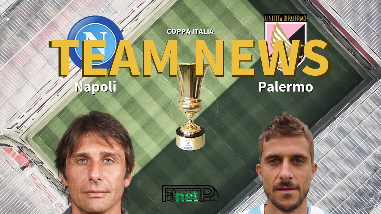 Coppa Italia News: Napoli vs Palermo Confirmed Line-ups