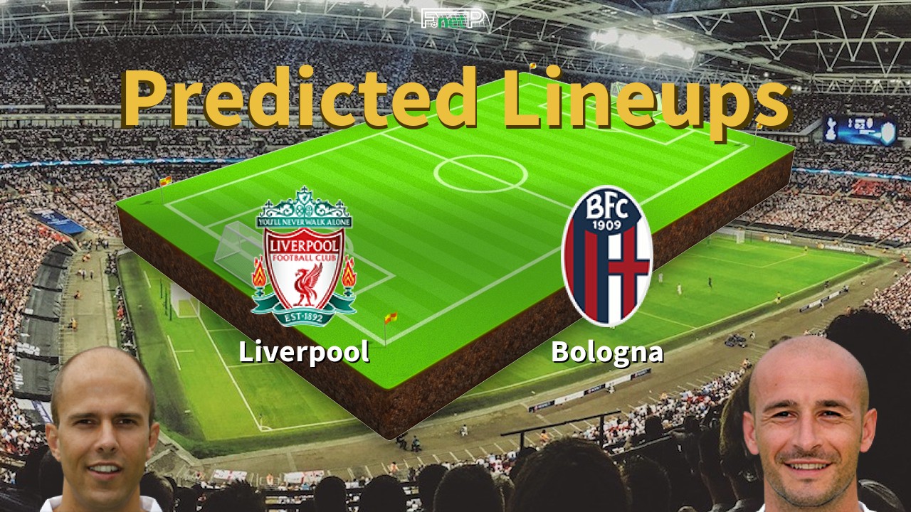 Predicted Lineups and Player News for Liverpool vs Bologna 02/10/24 - Champions League News