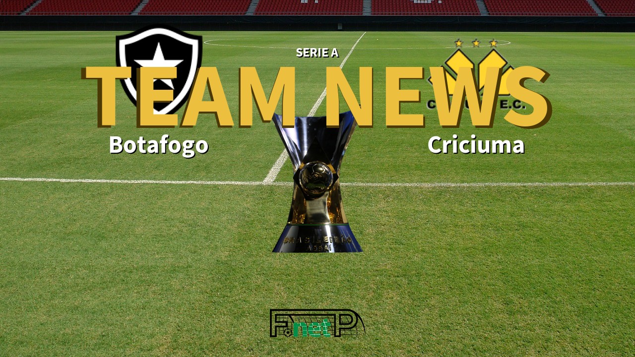 Serie A News: Botafogo vs Criciuma Confirmed Line-ups