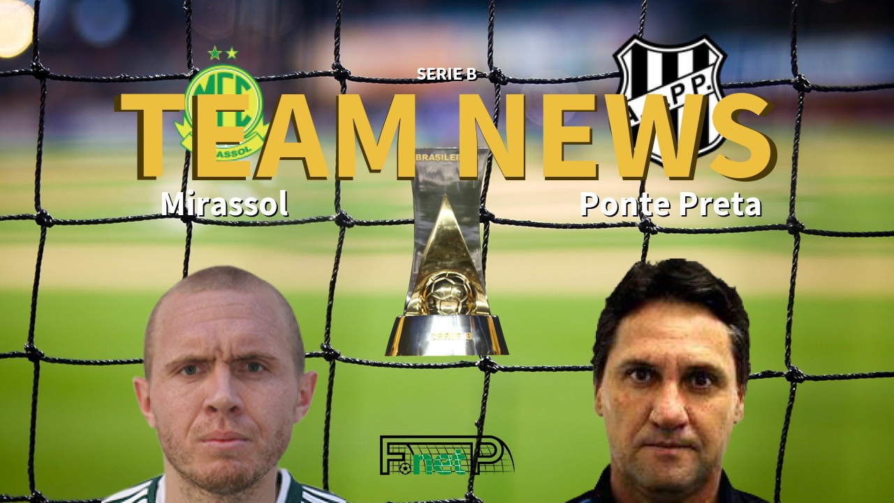 Serie B News: Mirassol vs Ponte Preta Confirmed Line-ups