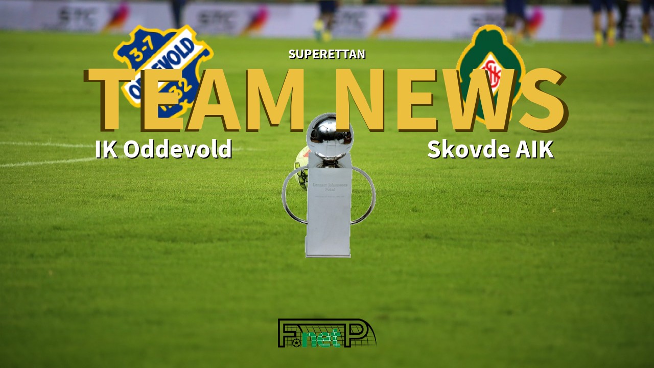 Superettan News: IK Oddevold vs Skövde AIK Confirmed Line-ups