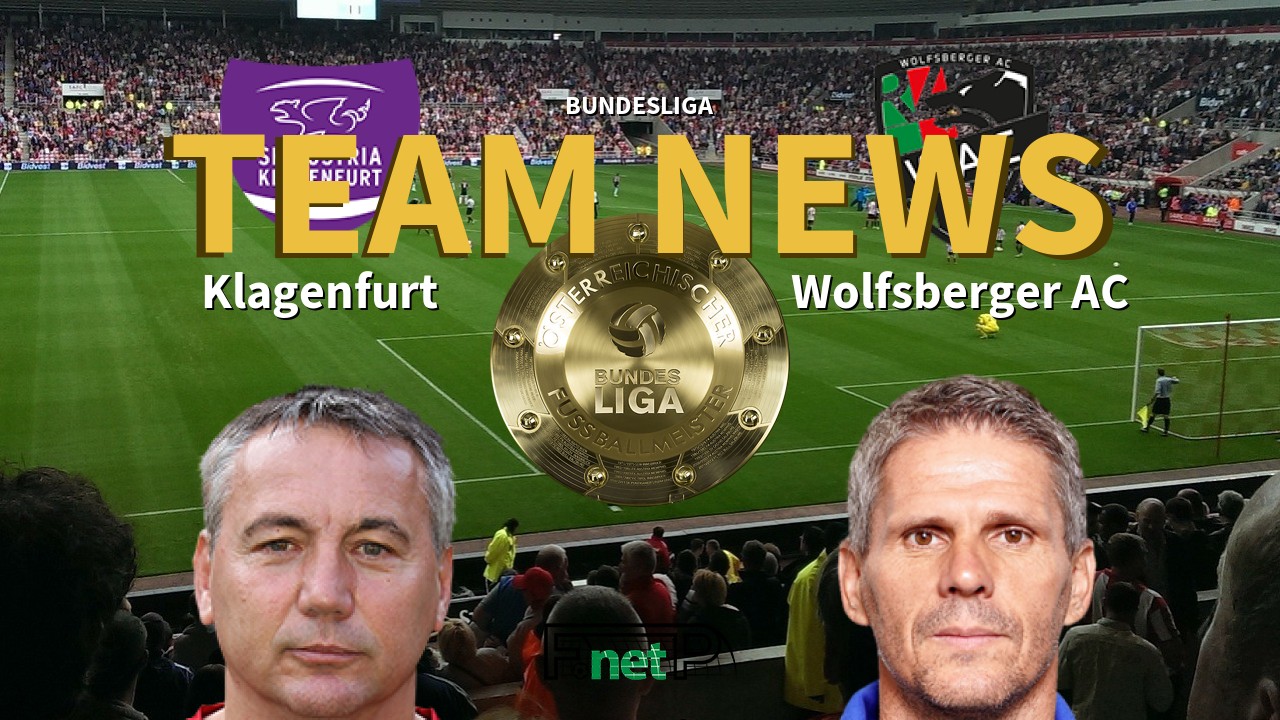 Bundesliga News: Austria Klagenfurt vs Wolfsberger AC Confirmed Line-ups