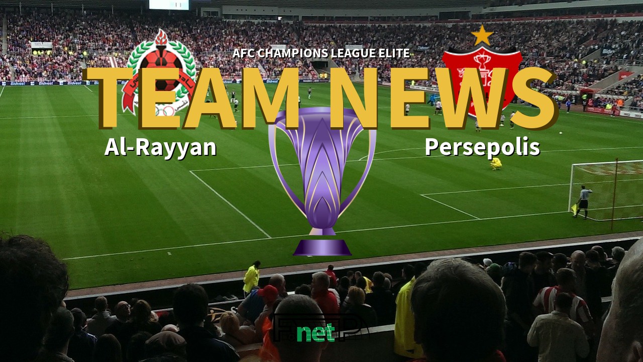 AFC Champions League Elite News: Al-Rayyan vs Persepolis Confirmed Line-ups