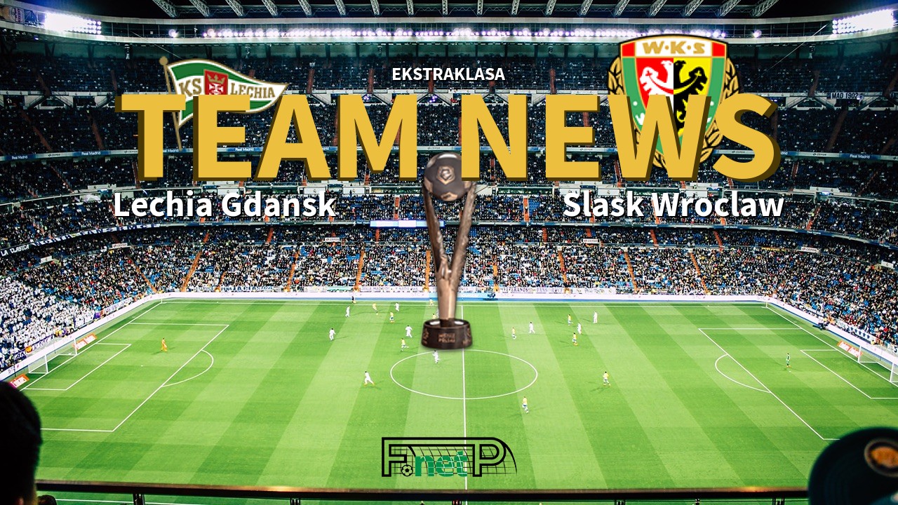 Ekstraklasa News: Lechia Gdańsk vs Śląsk Wrocław Confirmed Line-ups