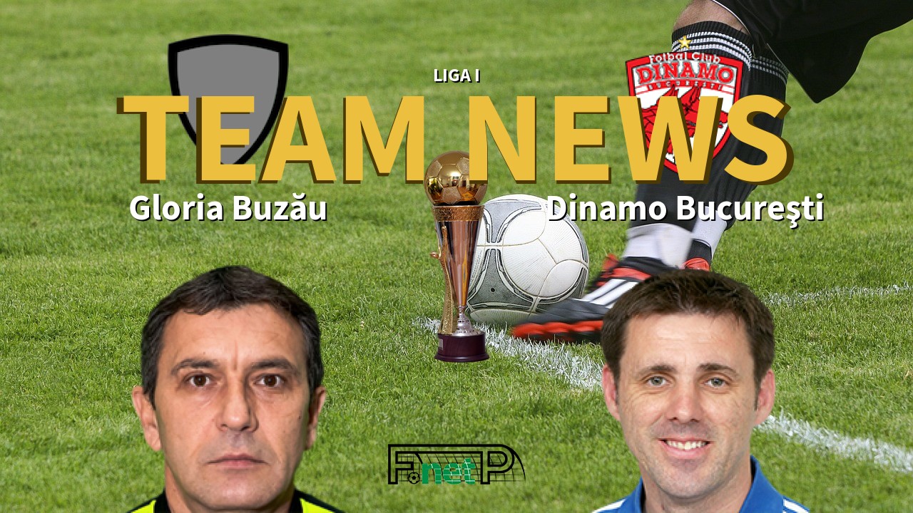 Liga I News: Gloria Buzău vs Dinamo Bucharest Confirmed Line-ups