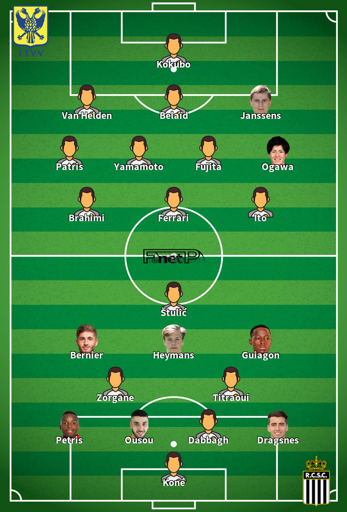 Charleroi v Sint-Truidense VV Composition d'équipe probable 21-12-2024