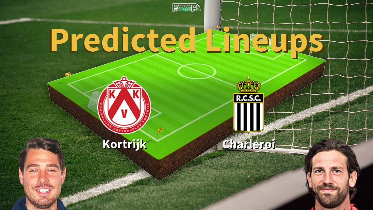 Predicted Lineups and Player Updates for KV Kortrijk vs Charleroi 26/12/24 - First Division A News