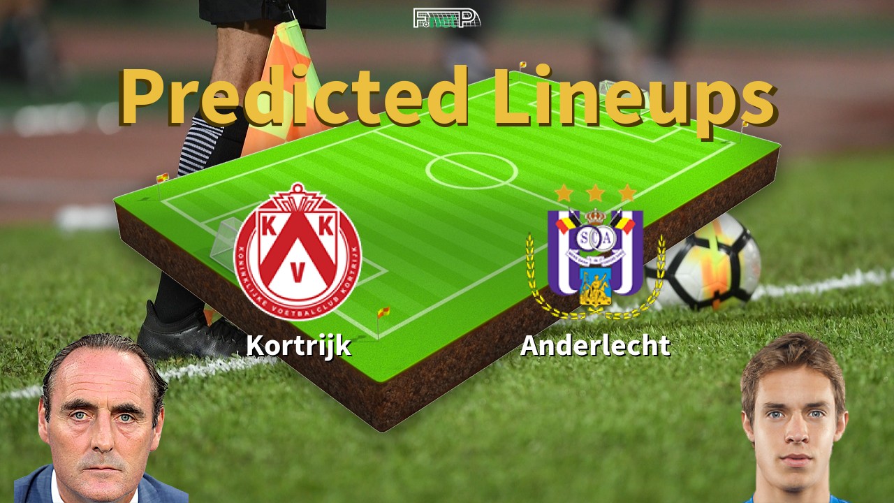 Predicted Lineups and Player News for KV Kortrijk vs RSC Anderlecht 19/01/25 - First Division A News