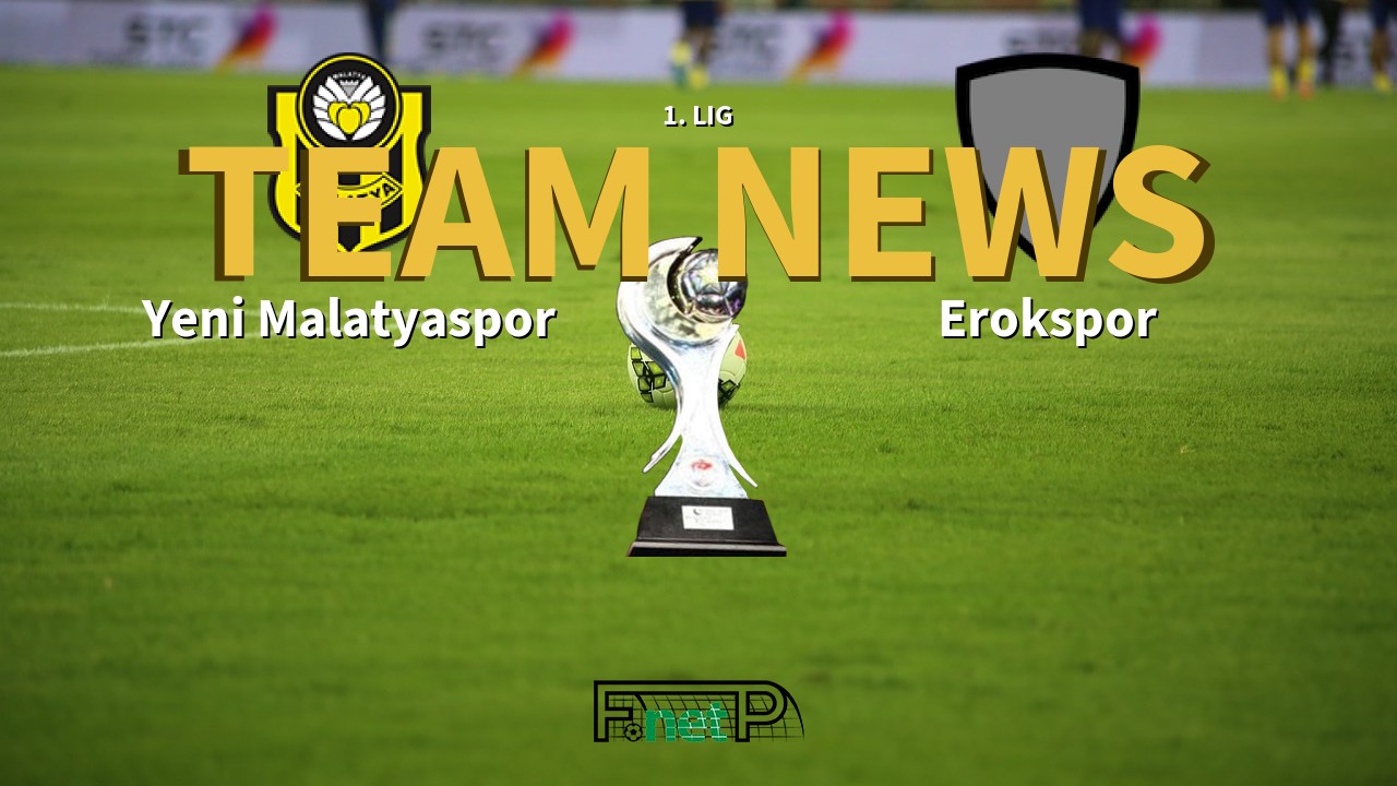 1. Lig News: Yeni Malatyaspor vs Erokspor Confirmed Line-ups