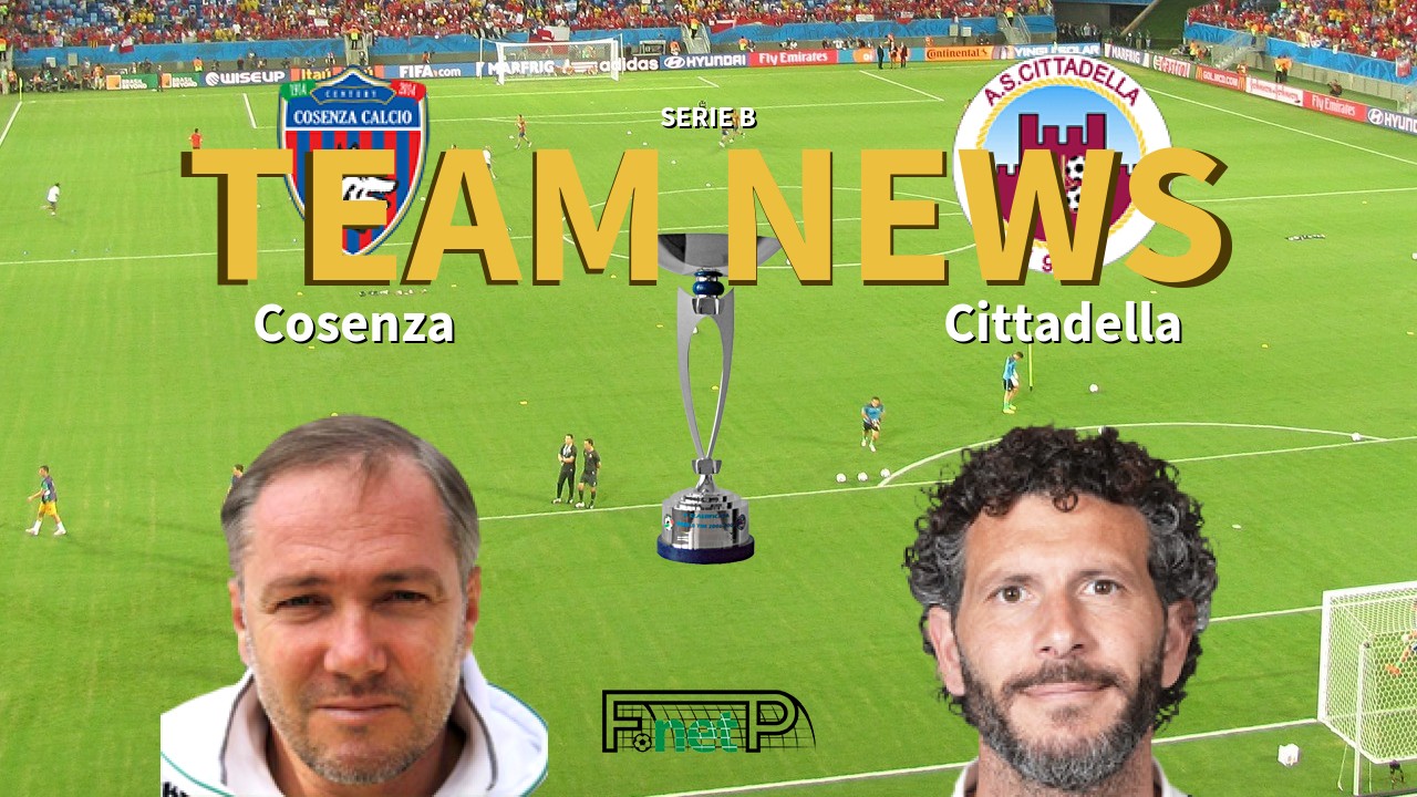 Serie B News: Cosenza vs Cittadella Confirmed Line-ups