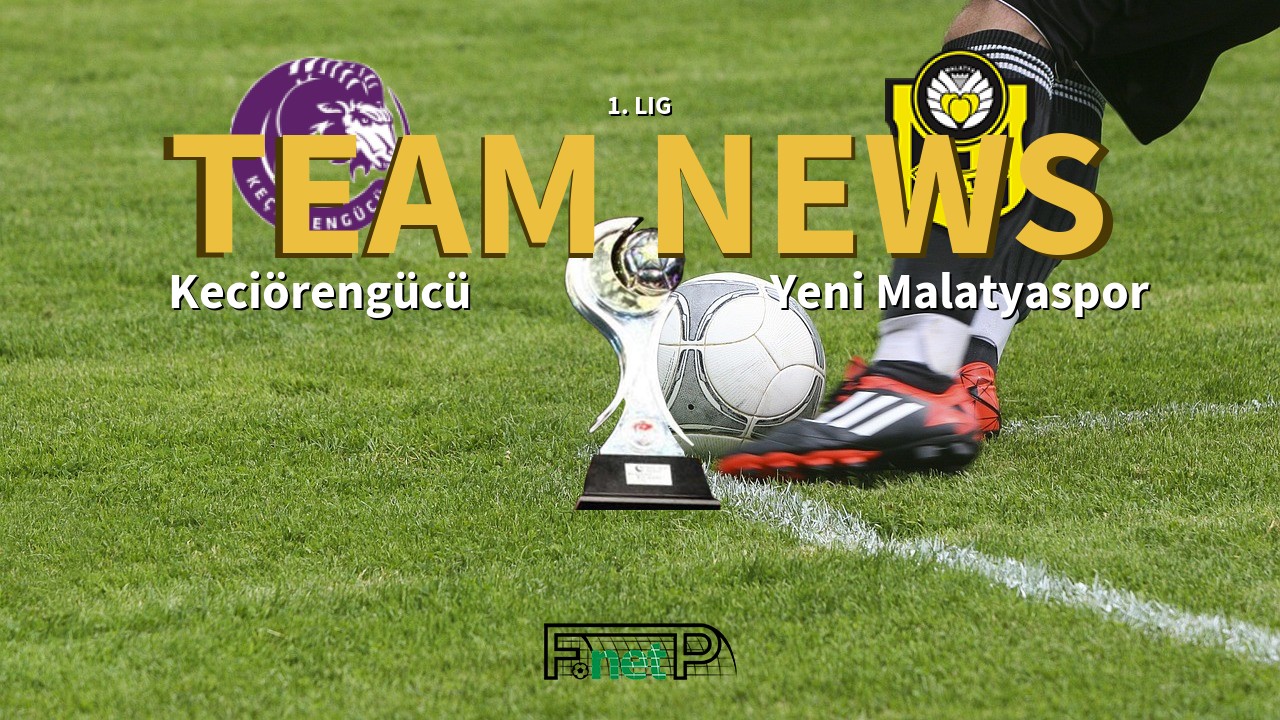 1. Lig News: Keciörengücü vs Yeni Malatyaspor Confirmed Line-ups