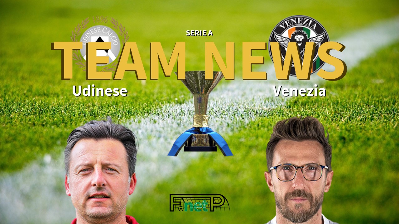 Serie A News: Udinese vs Venezia Confirmed Line-ups