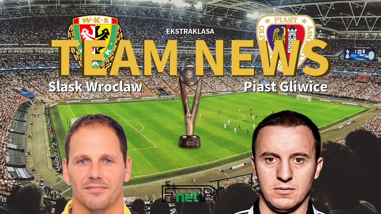 Ekstraklasa News: Śląsk Wrocław vs Piast Gliwice Confirmed Line-ups