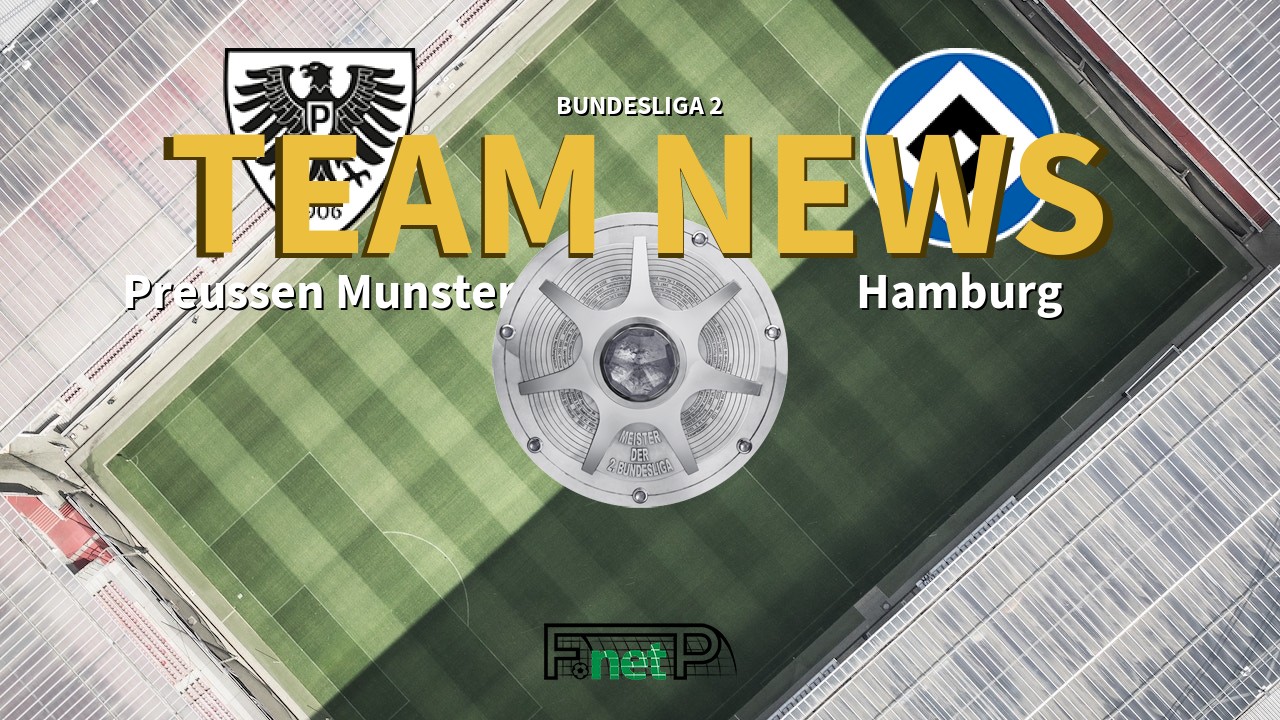 Bundesliga 2 News: Preussen Münster vs Hamburg Confirmed Line-ups
