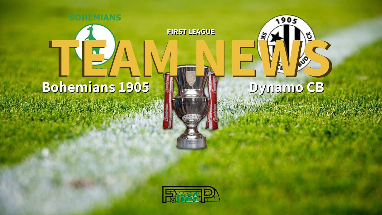 First League News: Bohemians vs Dynamo České Budějovice Confirmed Line-ups
