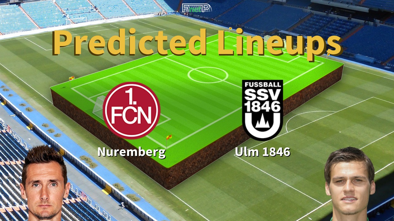 Predicted Lineups and Player News for Nuremberg vs Ulm 1846 16/02/25 - Bundesliga 2 News